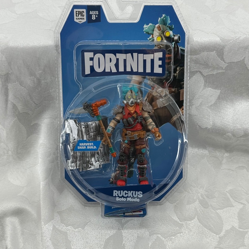Jazwares Fortnite Ruckus Action Figure Red New Solo Mode Series 3 4 Inch Toy